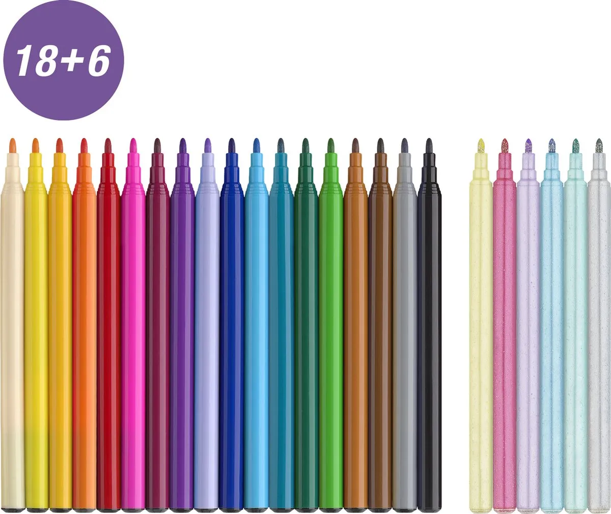 Faber-Castell Viltstiften FC-554221 - 24 Stuks