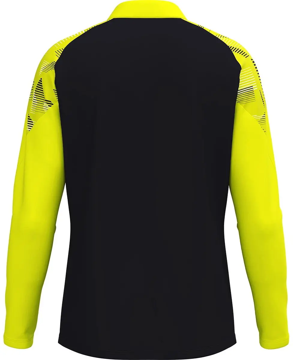 Jako Sonic Ziptop Heren - Zwart/Fluogeel S