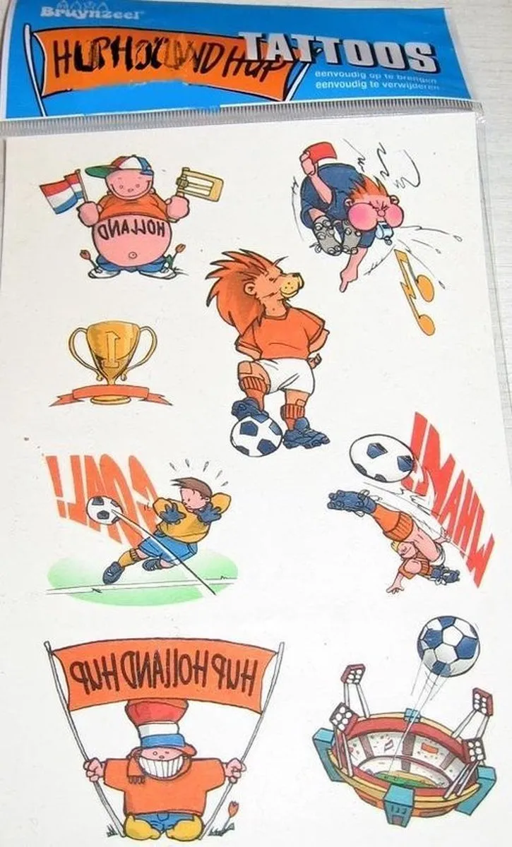 Bruynzeel Voetbal Tattoos