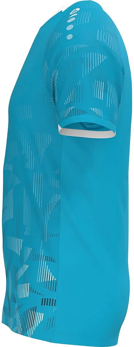Jako Sonic Shirt Korte Mouw Heren - XL - Aqua/Marine/Wit