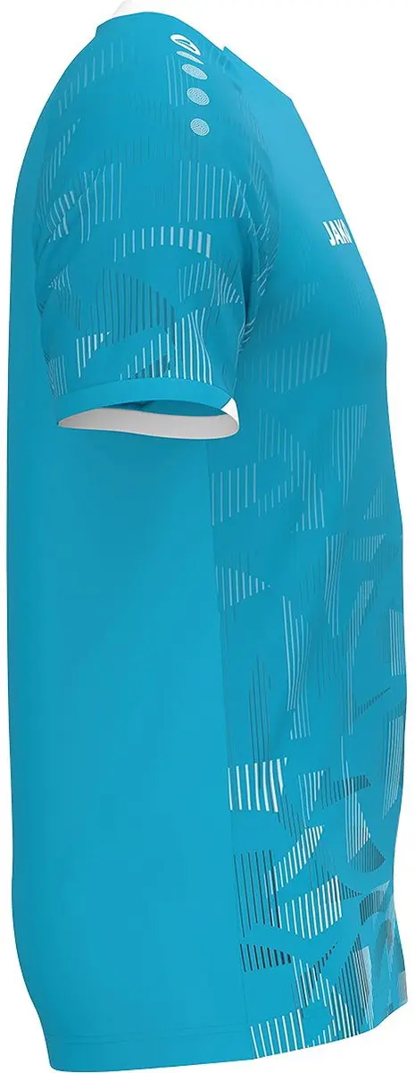 Jako Sonic Shirt Korte Mouw Heren - XL - Aqua/Marine/Wit