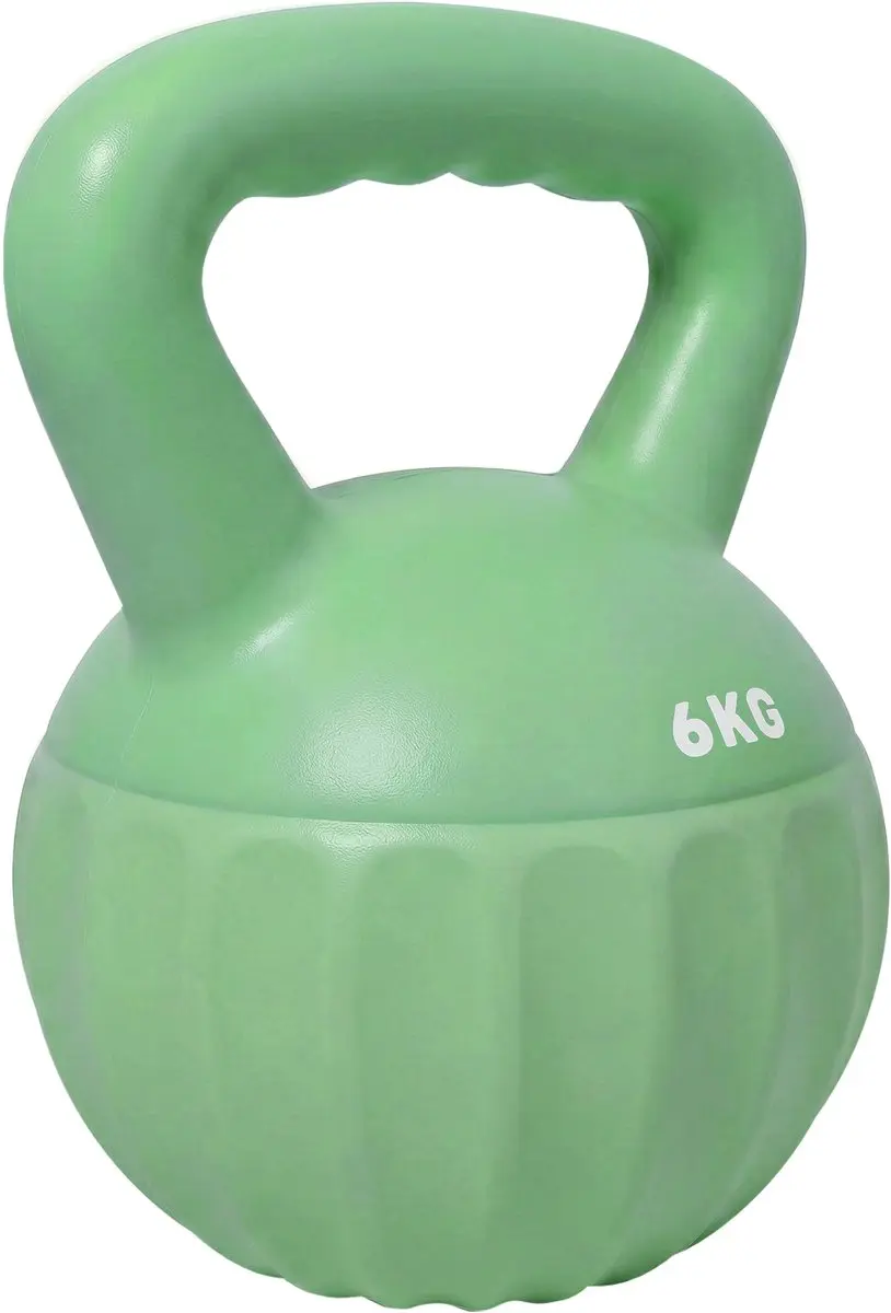 SPORTNOW Kettlebell-Zand-17L x 17B x 23H cm-Groen