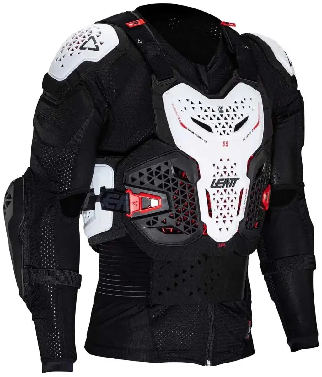 Leatt Body 5.5 EVO Protector Jas - M - Wit
