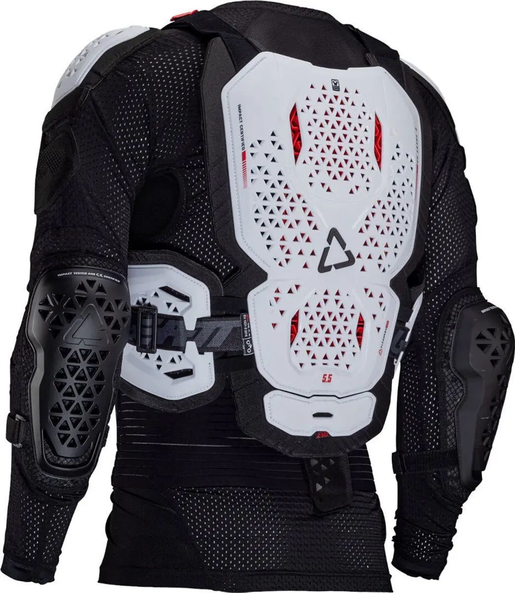 Leatt Body 5.5 EVO Protector Jas - M - Wit