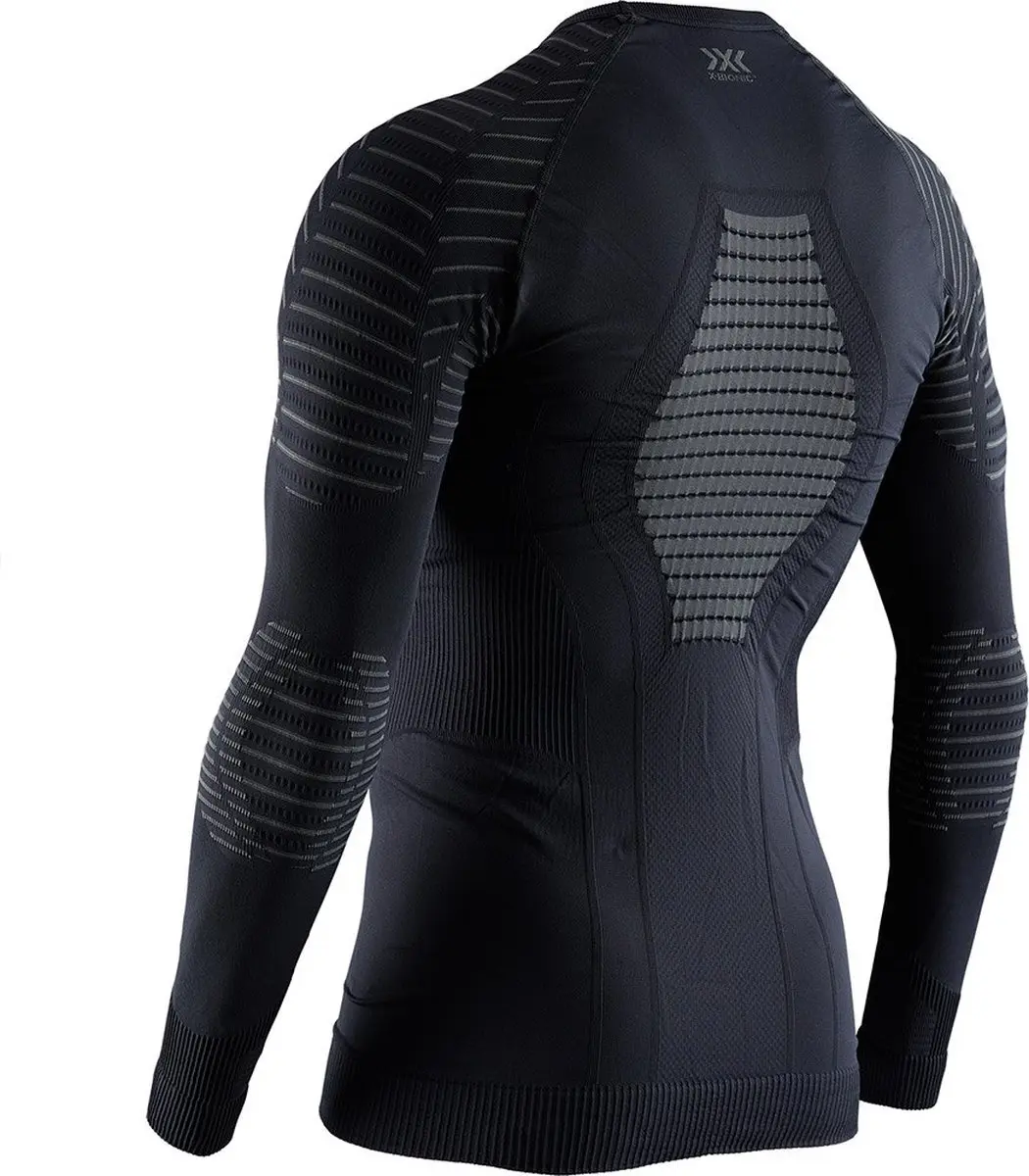 X-Bionic Invent 4.0 Thermoshirt Heren - XXL - Zwart/Antraciet