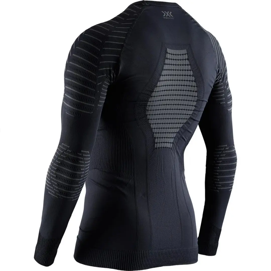 X-Bionic Invent 4.0 Thermoshirt Heren - XXL - Zwart/Antraciet