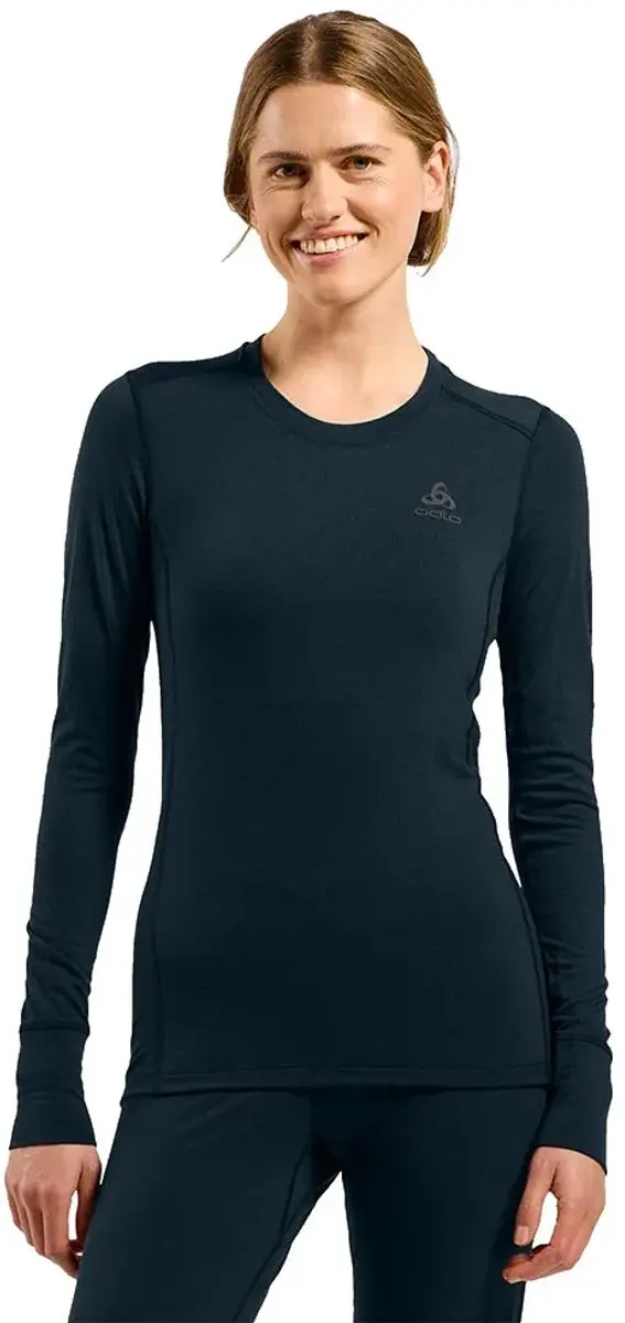 Odlo Merino 200 Lange Mouwen Basislaag Blauw XS Vrouw