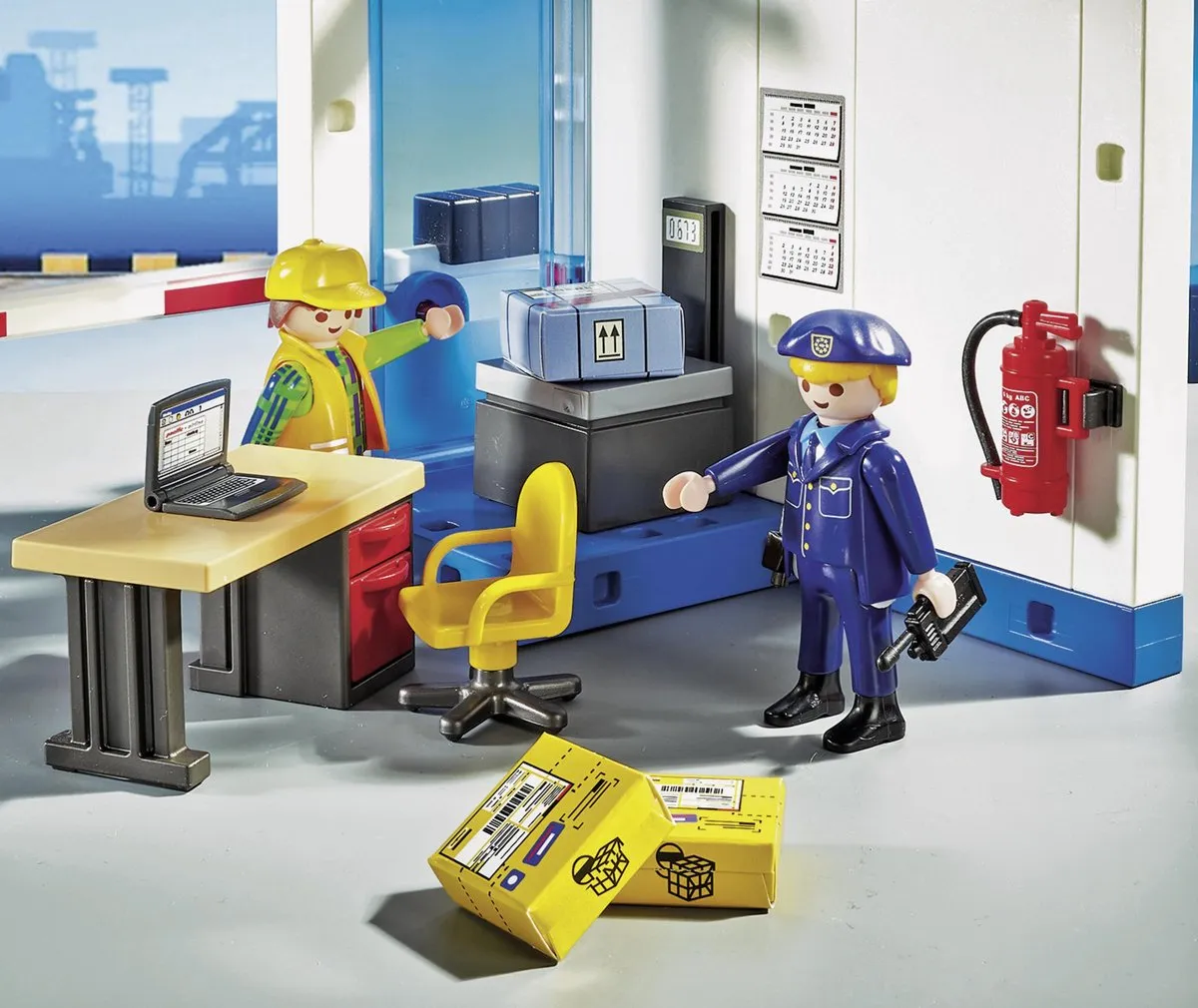 Playmobil City Action Vrachthal met vrachtwagen 70169 - Multicolor