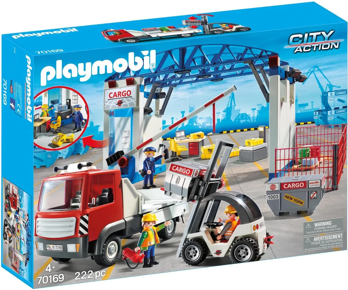 Playmobil City Action Vrachthal met vrachtwagen 70169
