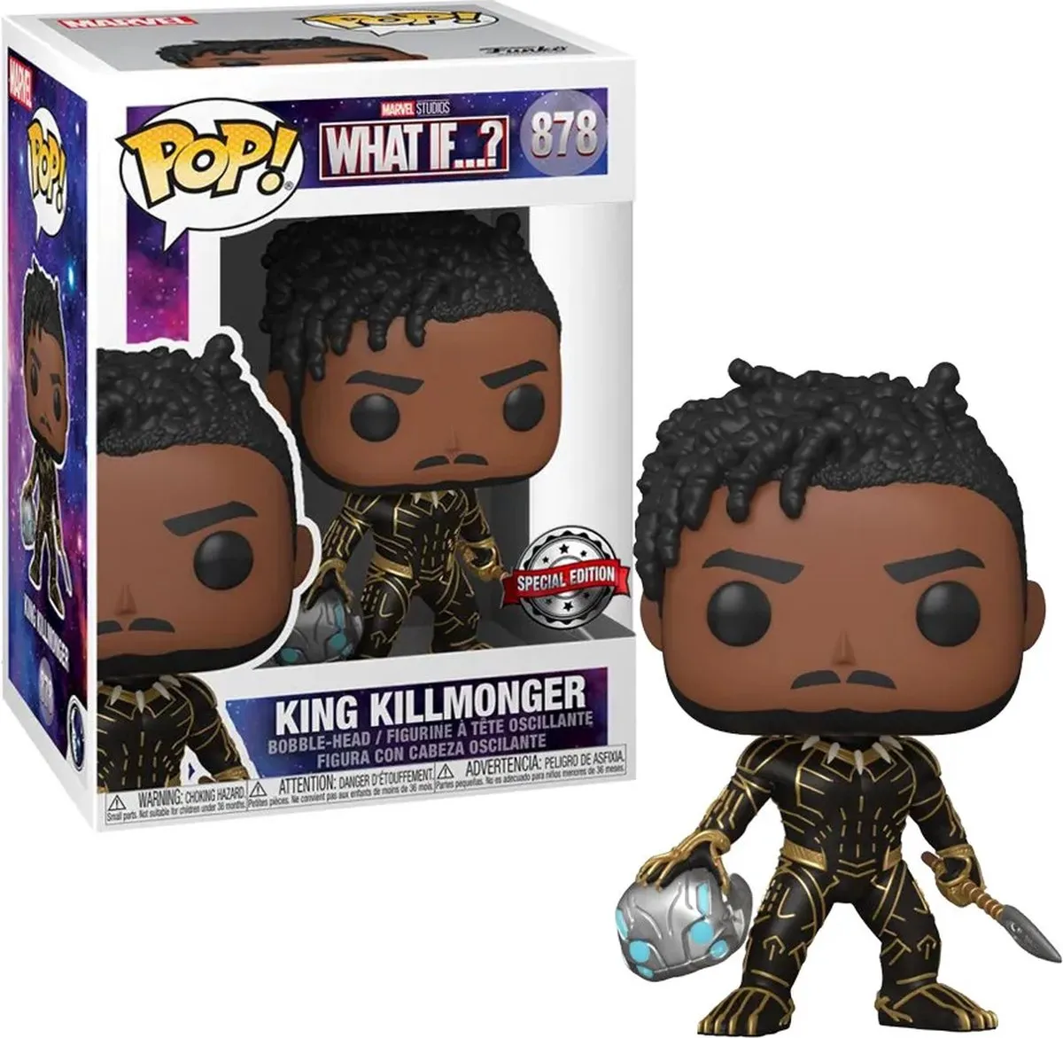 Funko Pop! What If…? King Killmonger #878