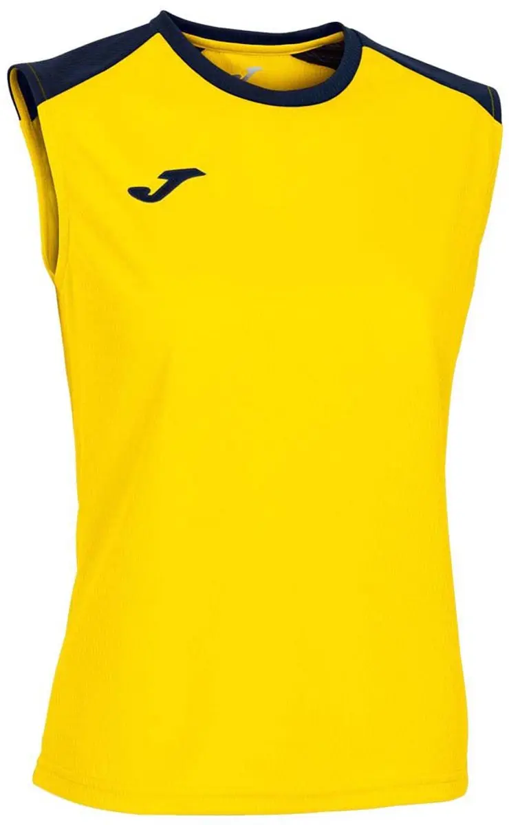 Joma Eco Championship Recycled Mouwloos T-shirt Geel S Vrouw