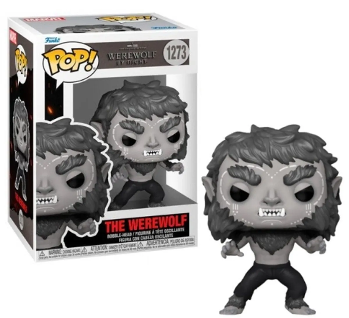 Funko Pop! Werewolf by Night Marvel Vinyl Figuur 74536 - Multicolor - afbeelding 4 van 4