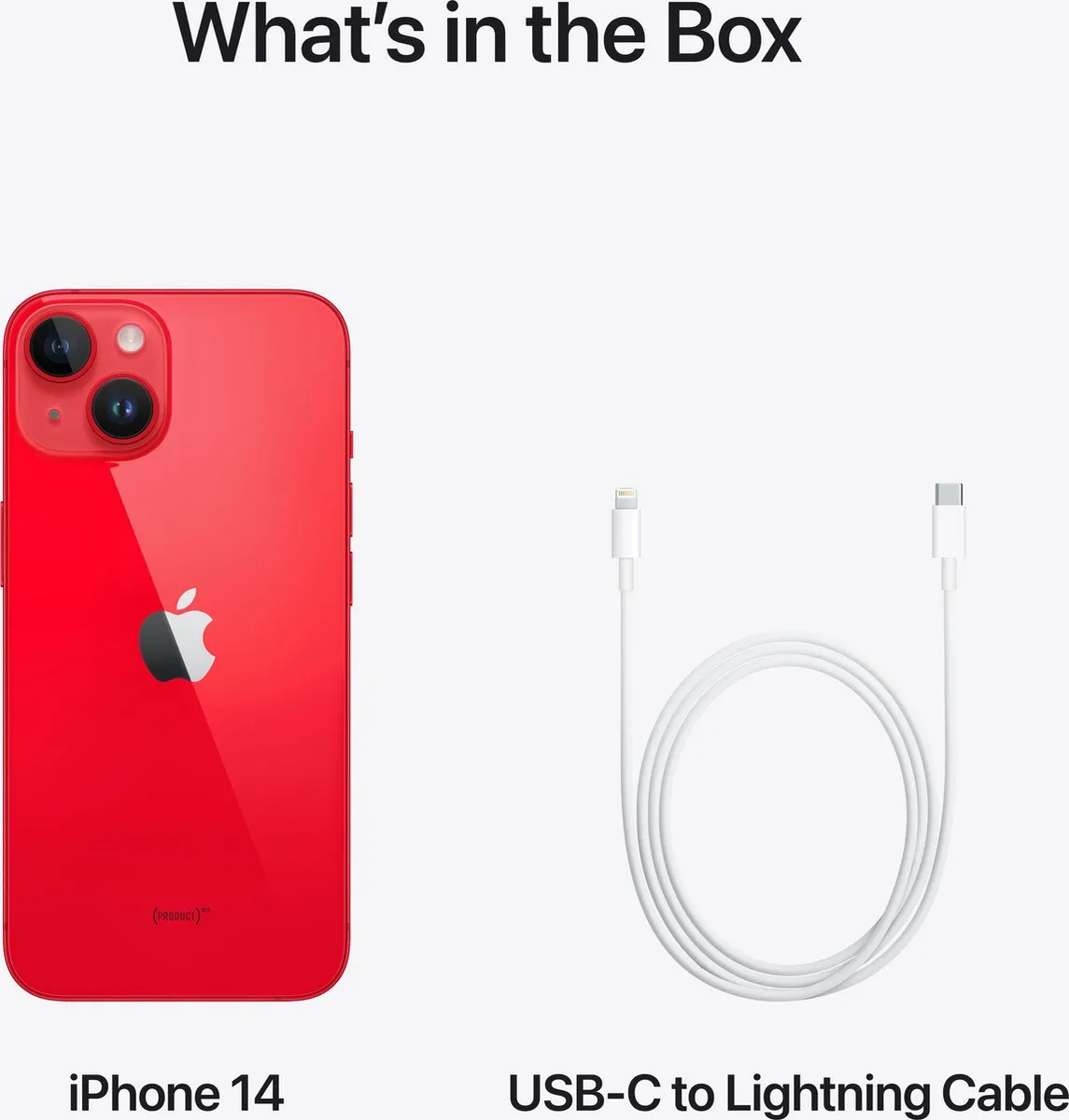 Apple iPhone 14 128GB - Rood