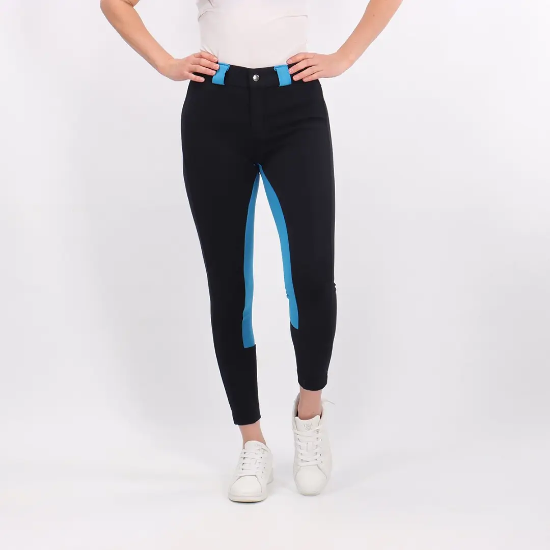 Epplejeck Ejpuck Kids Paardrijbroek 152 - Donkerblauw-blauw
