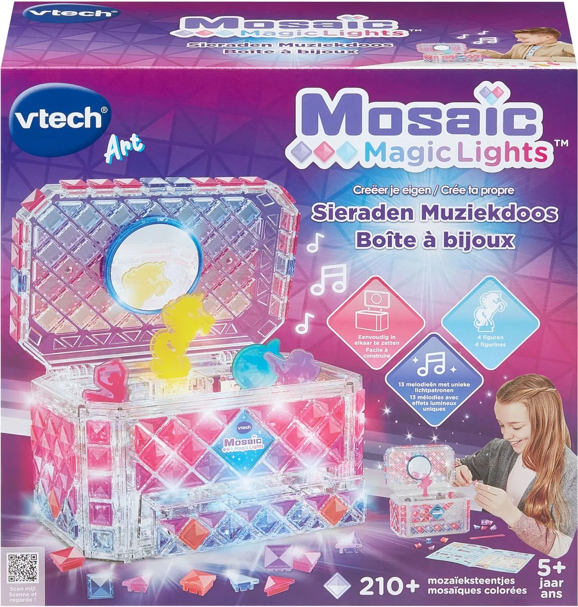 VTech Mosaic Magic Lights Muziekdoos - Multi