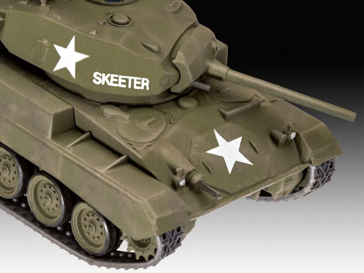 Revell 03323 M24 Chaffee Tank Modelbouwpakket - 1:76 - Multi