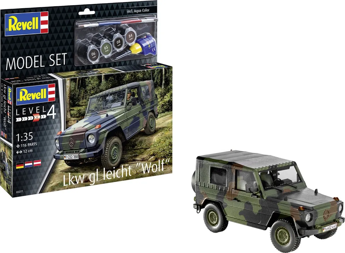 Revell 63277 Mercedes-Benz LKW gl leicht Wolf Modelbouwpakket