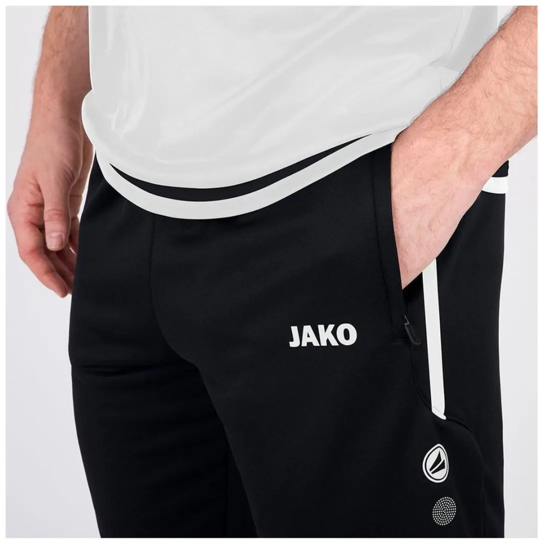 JAKO Pref Active Voetbalbroek Heren L - Zwart/Wit