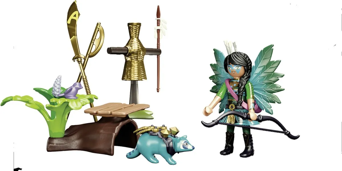 Playmobil Starterpack Ayuma Knight Fairy met Wasbeer 70905 - Multicolor