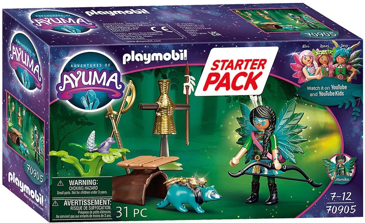 Playmobil Starterpack Ayuma Knight Fairy met Wasbeer 70905 - Multicolor