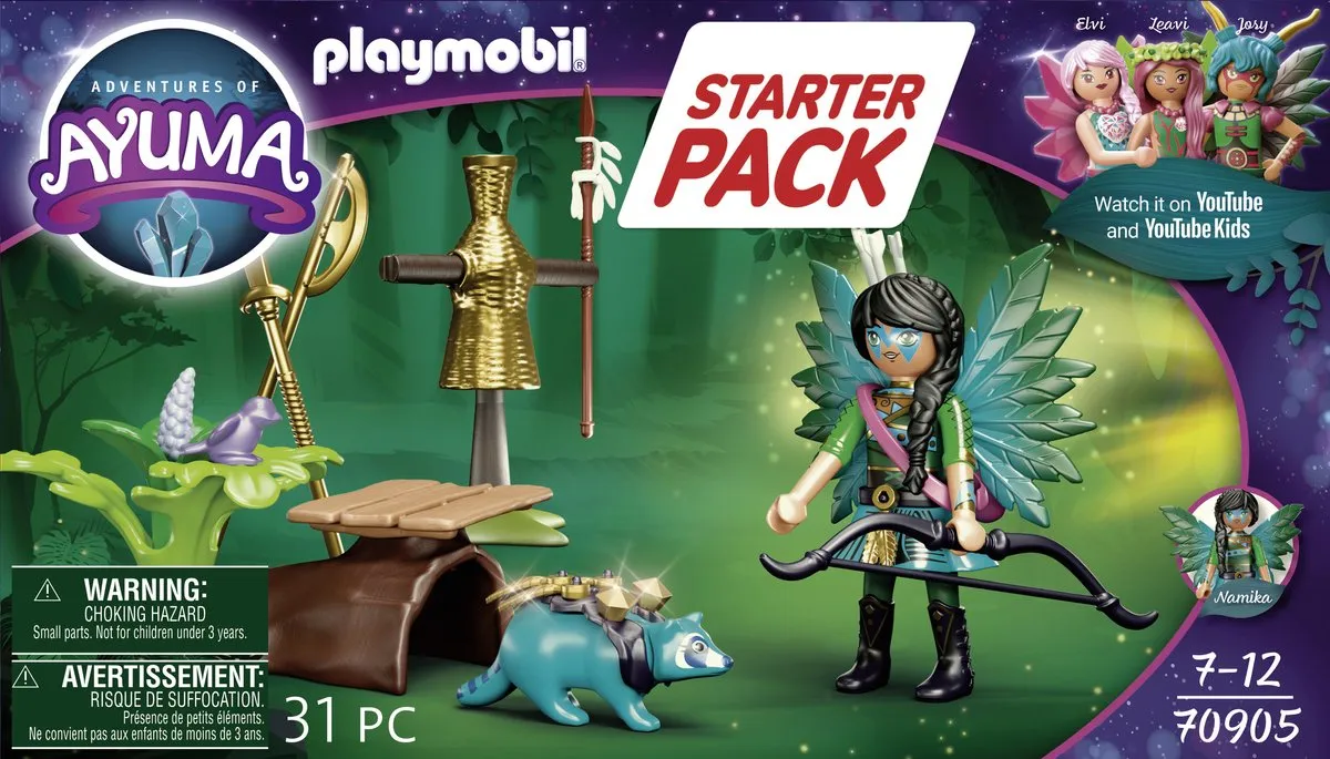 Playmobil Starterpack Ayuma Knight Fairy met Wasbeer 70905 - Multicolor - afbeelding 6 van 6