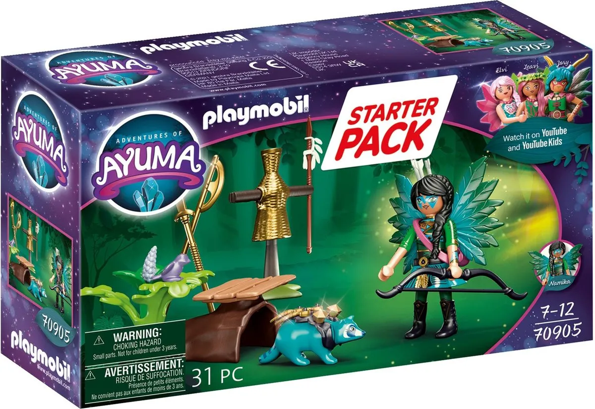 Playmobil Starterpack Ayuma Knight Fairy met Wasbeer 70905