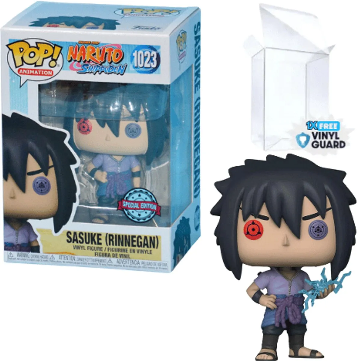 Funko Pop! Anime Naruto Sasuke Rinnegan Exclusive - Multicolor - afbeelding 4 van 4