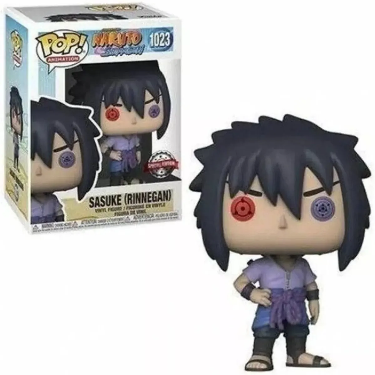 Funko Pop! Anime Naruto Sasuke Rinnegan Exclusive - Multicolor - afbeelding 3 van 4
