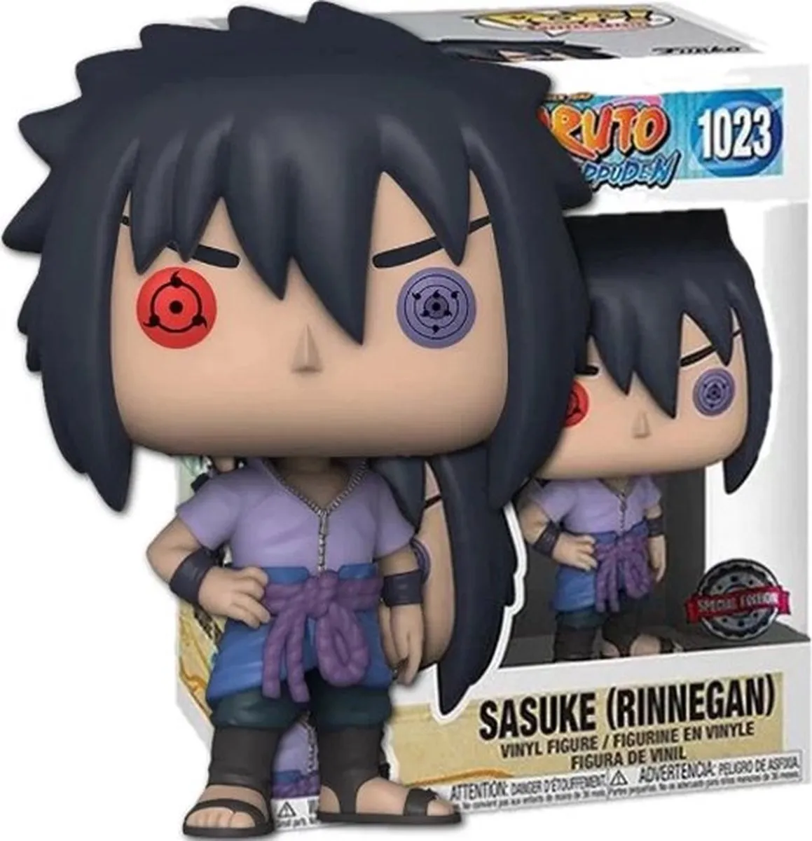 Funko Pop! Anime Naruto Sasuke Rinnegan Exclusive - Multicolor - afbeelding 2 van 4