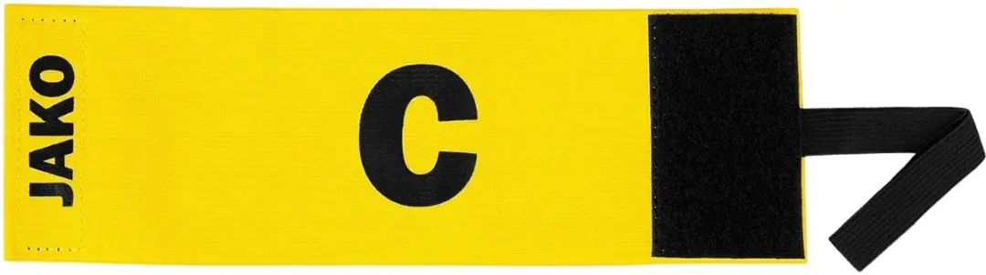 JAKO Classico Aanvoerdersband Geel - Junior 28x7,5cm