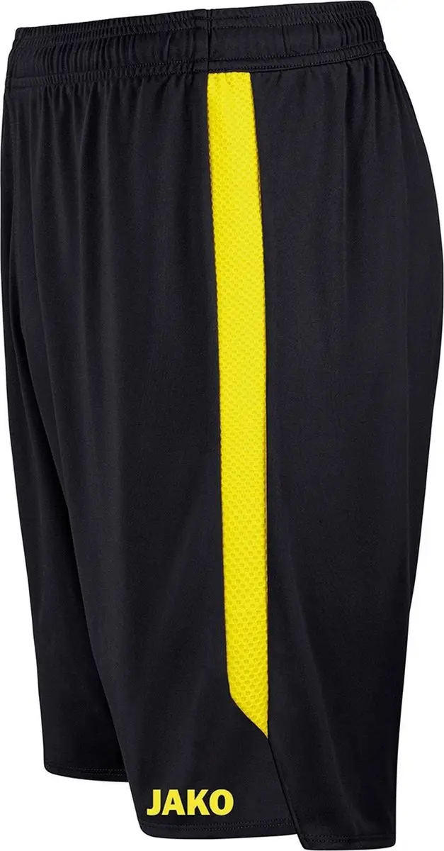 JAKO Short Power Heren XXL - Zwart/Geel