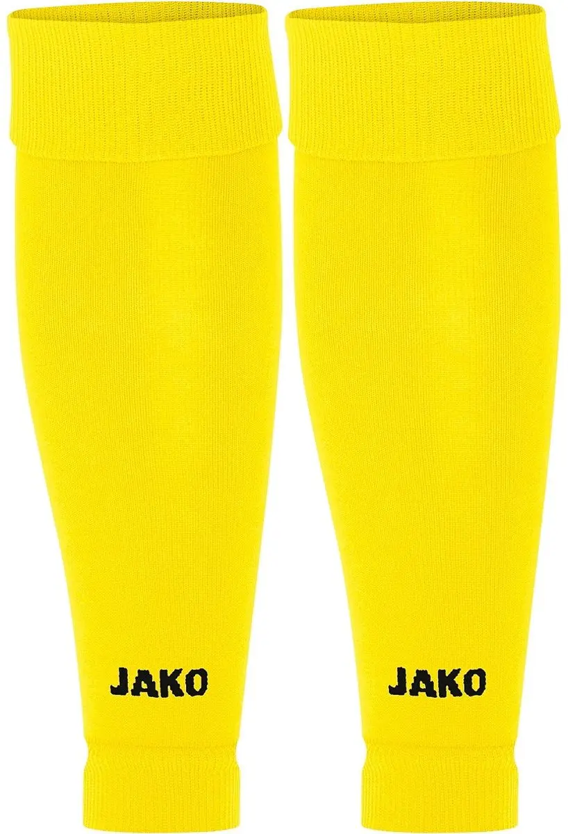 JAKO Voetloze Heren Voetbalkousen - Geel - Maat 39-42