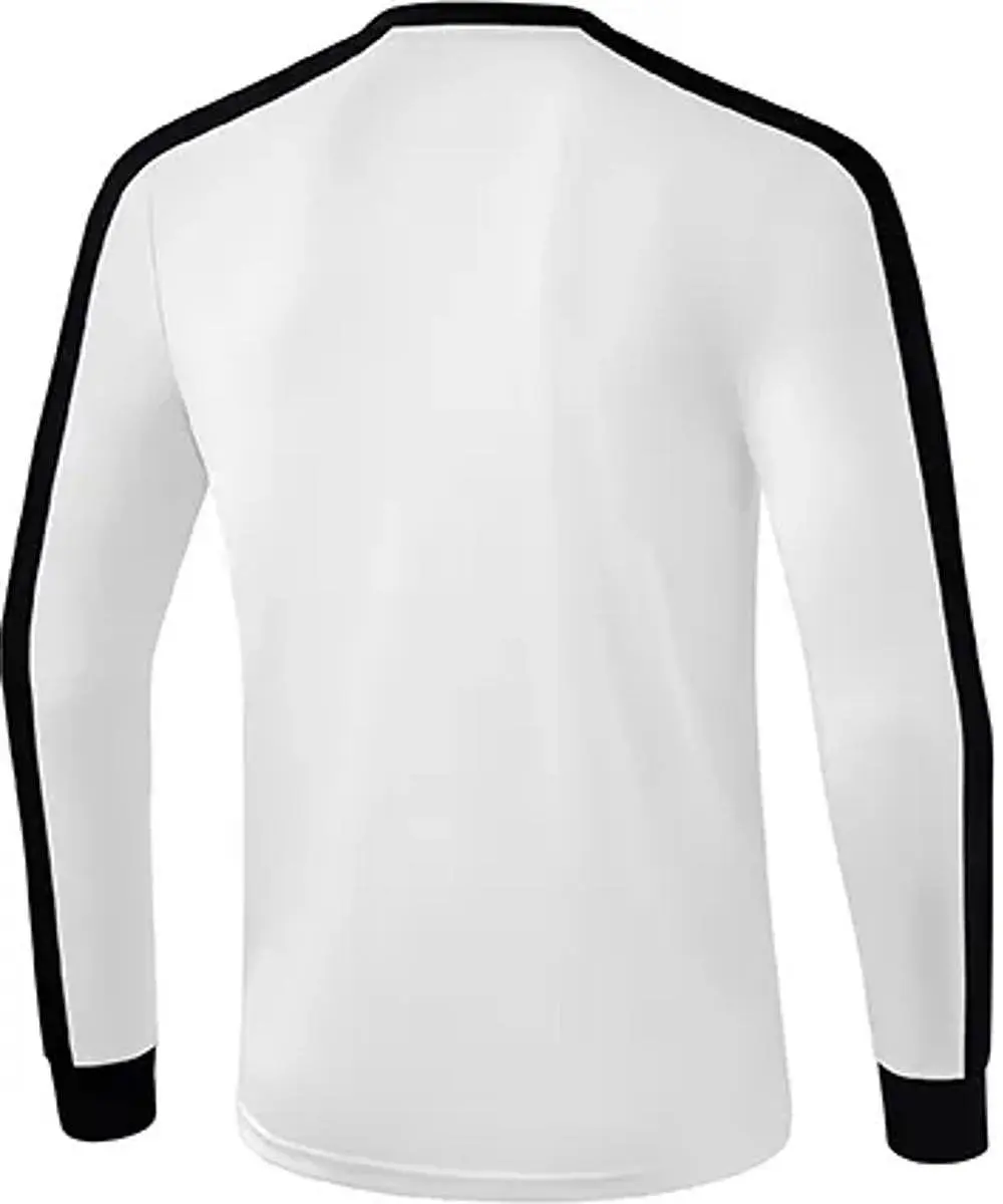Erima Retro Star Voetbalshirt Lange Mouw - 152 - Zwart/Wit