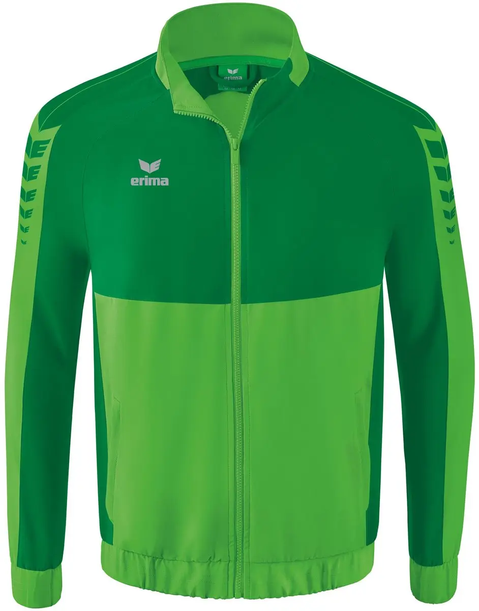 Erima Six Wings Heren Presentatiejack - Smaragd Groen - S