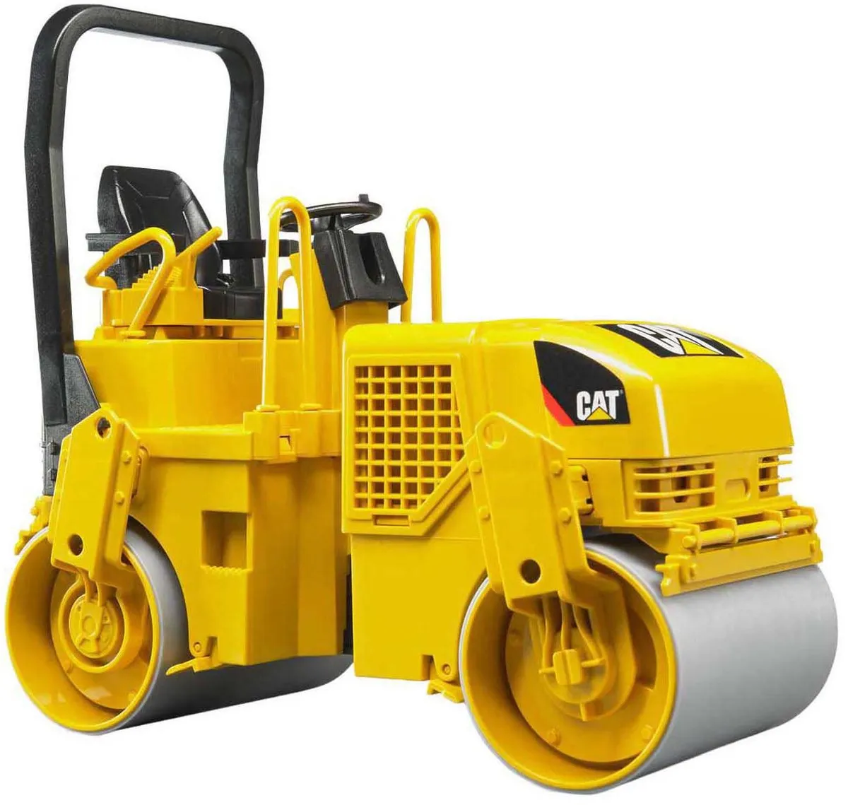 Bruder Caterpillar Asphalt Drum Compactor 2433 - Geel