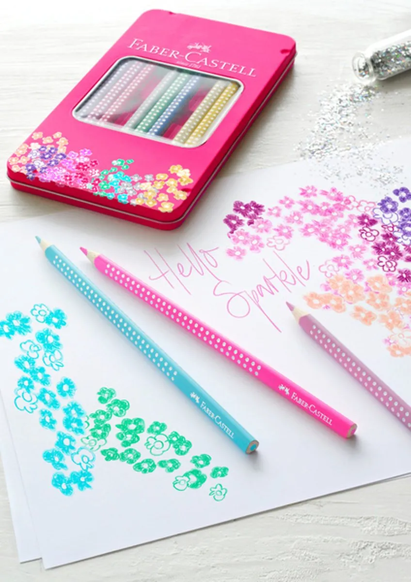 Faber-Castell Sparkle Kleurpotloden 12 Stuks - FC-201737