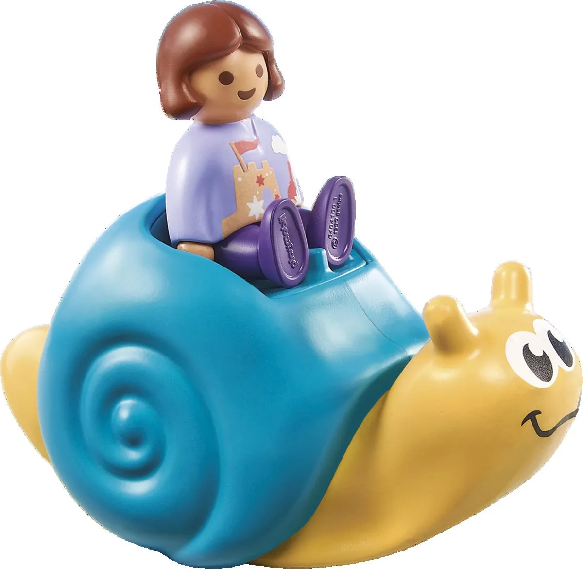 Playmobil 1.2.3 Schommelende Slak 71322 - Multicolor