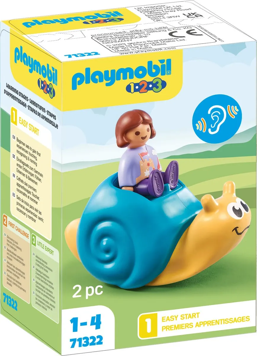 Playmobil 1.2.3 Schommelende Slak 71322