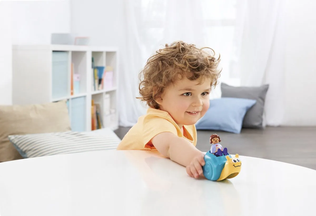 Playmobil 1.2.3 Schommelende Slak 71322 - Multicolor