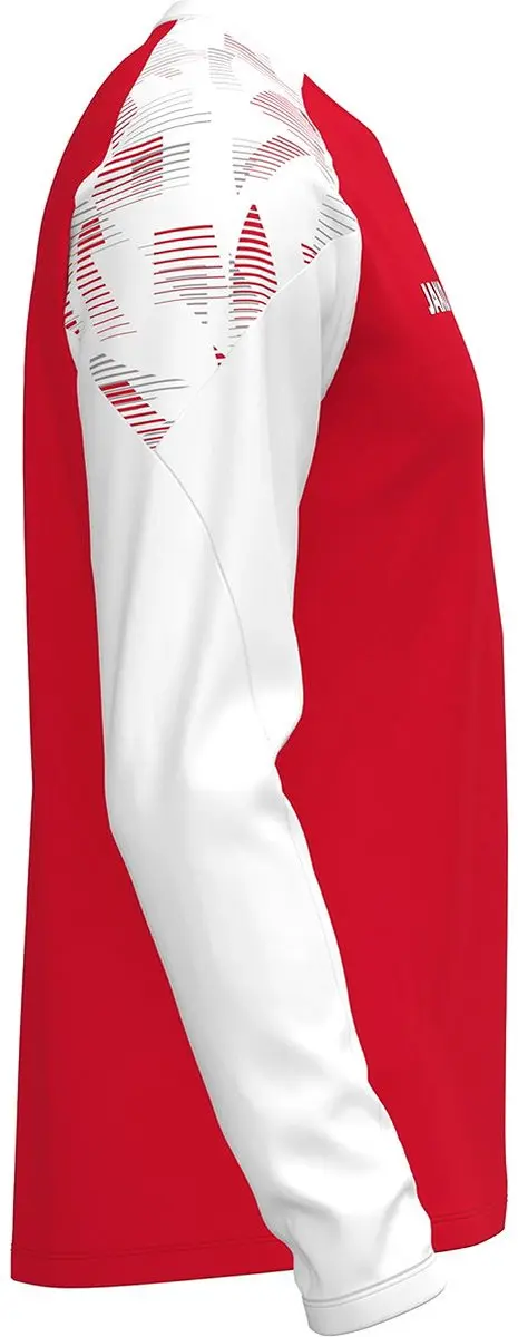 Jako Sonic Longsleeve Kinderen 116 - Rood/Wit