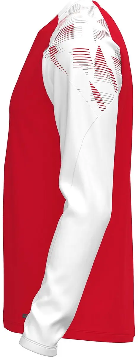 Jako Sonic Longsleeve Kinderen 116 - Rood/Wit