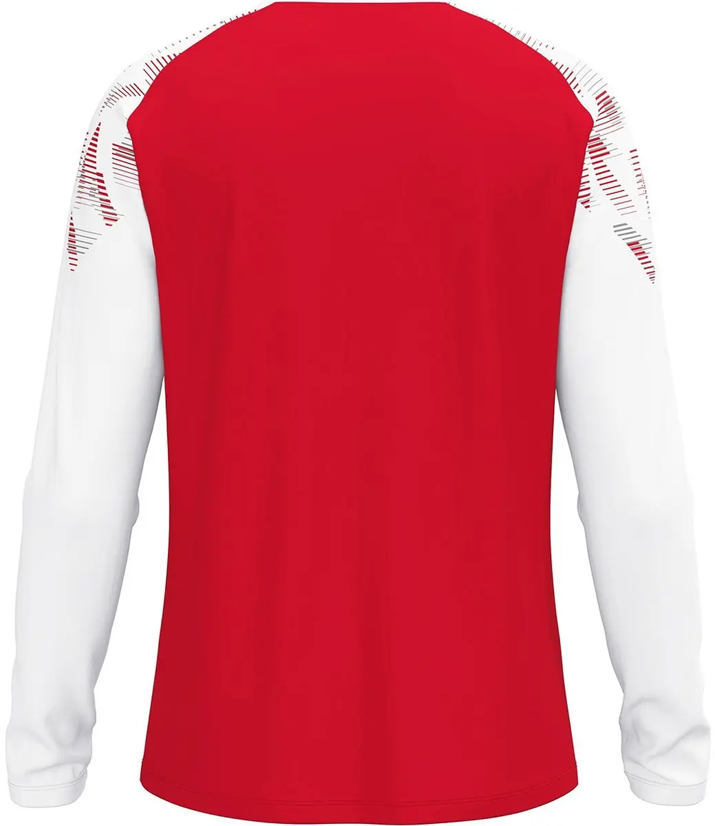 Jako Sonic Longsleeve Kinderen 116 - Rood/Wit