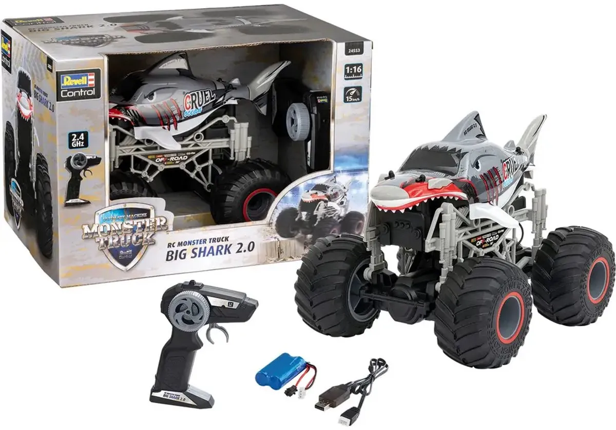 Revell RC Monster Truck Big Shark 2.0 REV24553 - Multi