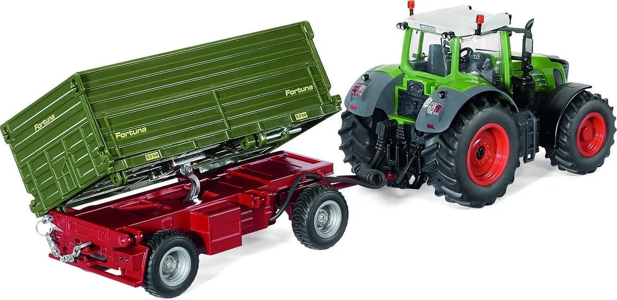 SIKU 6781 Tweezijdige Kip-Aanhangwagen - Groen