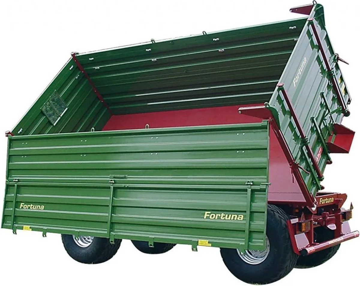 SIKU 6781 Tweezijdige Kip-Aanhangwagen - Groen