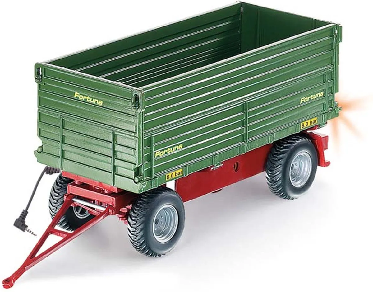 SIKU 6781 Tweezijdige Kip-Aanhangwagen - Groen - afbeelding 6 van 6
