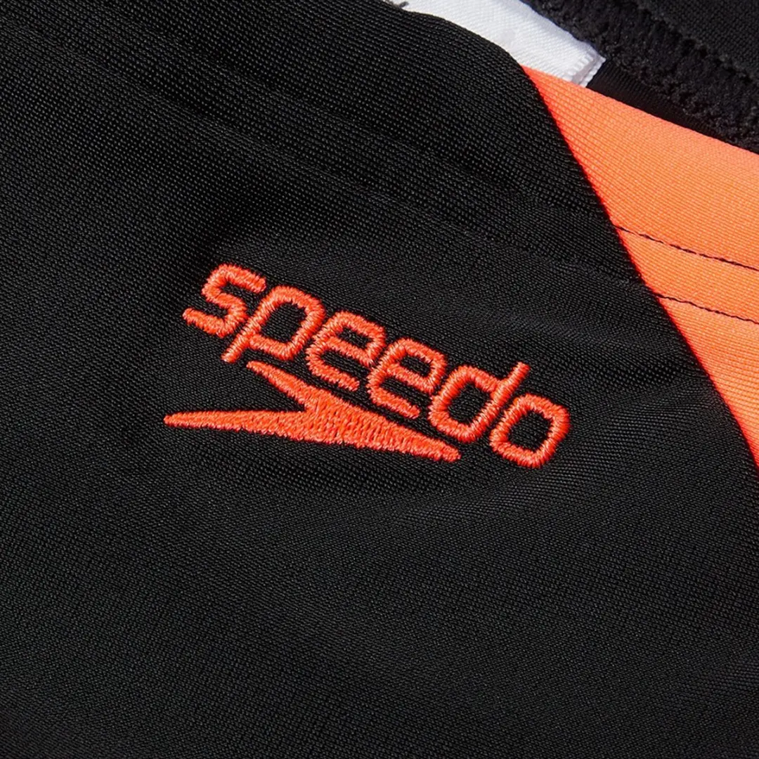 Speedo ECO Hyper Boom Logo Splice Jammer Jongens - 128 - Zwart/Rood