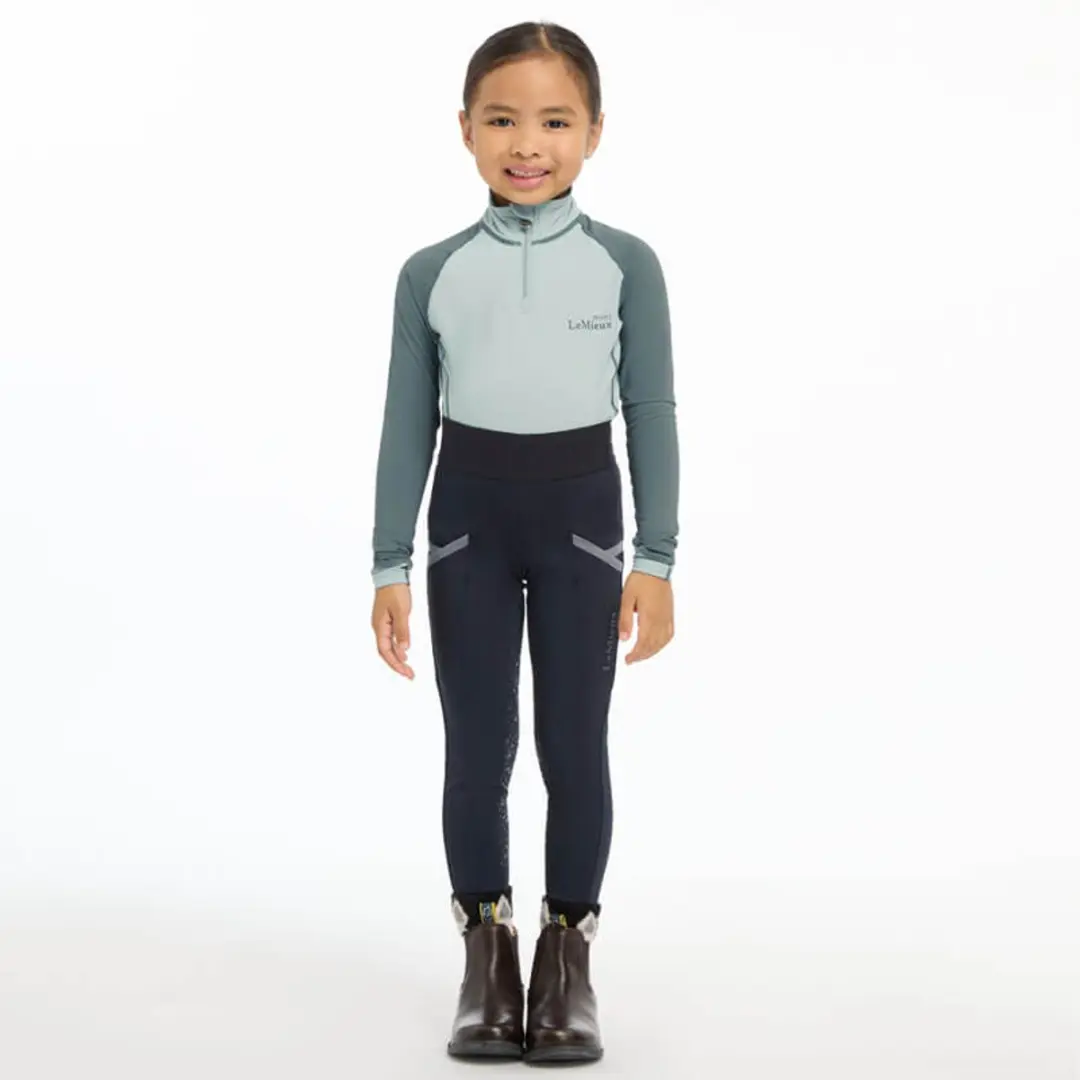 Lemieux Paardrijlegging Mini Full Grip Kids 110-116 - Donkerblauw - afbeelding 3 van 6