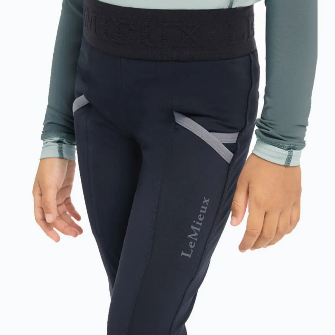 Lemieux Paardrijlegging Mini Full Grip Kids 110-116 - Donkerblauw - afbeelding 2 van 6