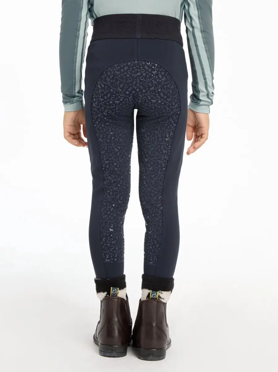 Lemieux Paardrijlegging Mini Full Grip Kids 110-116 - Donkerblauw - afbeelding 4 van 6